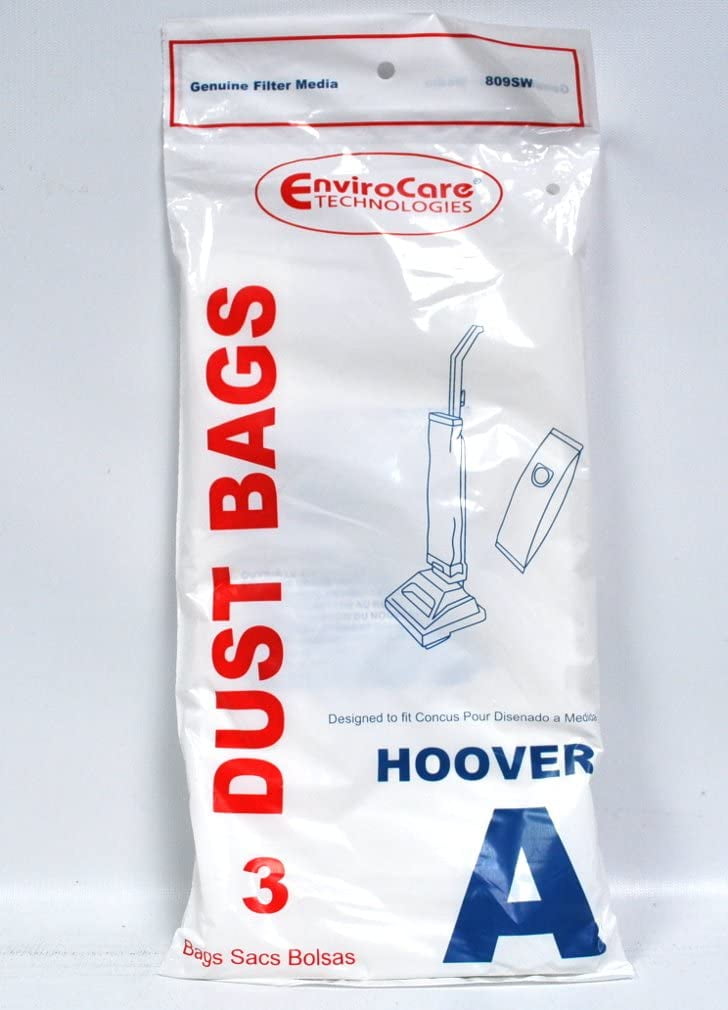 1 pkg Hoover Type D Upright Vacuum Cleaner Bags Part #4010005D Dial a M 3 bags 