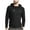 Black, variant on Awdenio Hoodies Men Hooded Sweatshirt Long Sleeve Solid Knitted Hoodie Pullover Sweater DY/L2