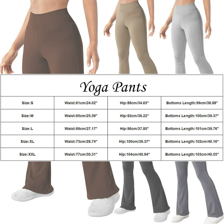 Nirlon Women's Bootcut Yoga Pants - Flare Leggings Yoga Pants Women Soft &  Breathable Womens Yoga Pants Flared Leggings Regular & Plus Size Yoga Pants  for Women Wide Leg (S 28 Inseam