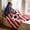 59x79In, variant on Diceymbol Casual Sports Patriotic Throw Blanket Classic Flag Soccer Print Cozy Accent for Bedroom 4th of July Memorial Day Decor 71x91In