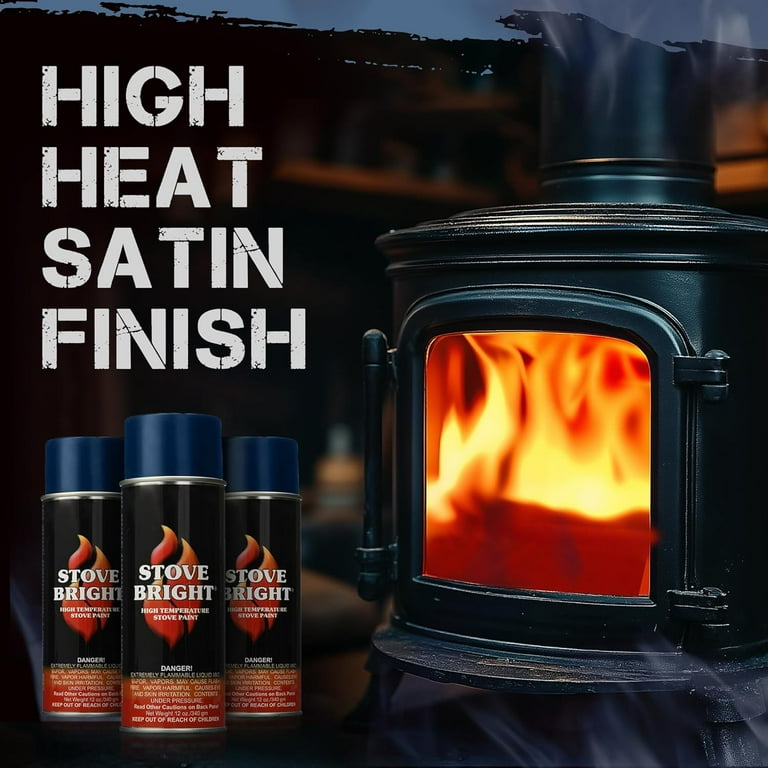 Stove Bright High Temp Paint Metallic Blue - 8105 | Heat Resistant