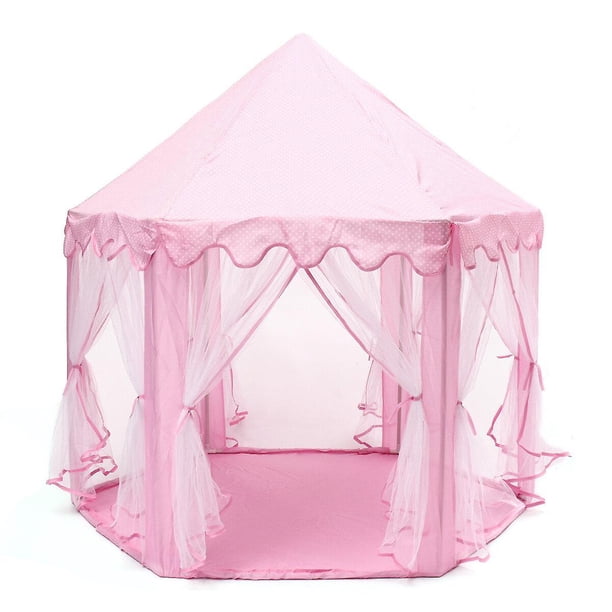 Tente de Jeu pour Enfants 140x135cm Maisonnette Château de Princesse Maison pour Bébé et Enfant Jouets d'Extérieur pour Fille Tente de Jeu pour Enfants 140x135cm Maisonnette Château de Princesse Maison pour Bébé et Enfant Jouets d'Extérieur pour Fille