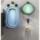 thumbnail image 5 of 3 ganchos de baño, negro, blanco y gris, 5 of 5