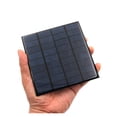 thumbnail image 1 of 1Pcs 9V 2W Solar Battery 115mm*115mm Solar Panel Outdoor Portable Solar Charger Pane DIY For Light 18650 ,Easy to Install, 1 of 6