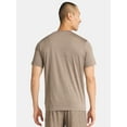 thumbnail image 3 of Athletic Works Men’s & Big & Tall Men’s Active Performance Jersey Tee Shirt, Sizes XS-5XL, 3 of 5