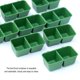 thumbnail image 2 of Methold Cuenco de plástico para comida de pájaros, 15 piezas, bañera, ducha, bañera, jaula, taza para beber, contenedor de cereales, alimentador, Suministros de alimentación y agua para mascotas Methold  PT005037-01, 2 of 6