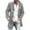 10Gray, variant on guisaled Pea Coats for Men Wool Blend Slim Fit Single Breasted Lapel Trench Coat Fall Winter Warm Windproof Business Overcoat