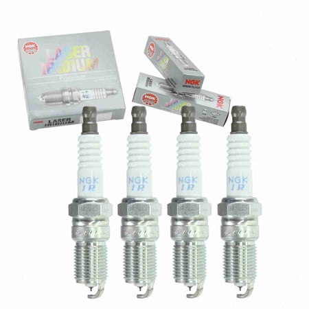 4 pc NGK 4477 Laser Iridium Spark Plugs for 31216297 31216525 3S4G-12405-AB 4505 8694749 AGFS22IPJ AGFS22YPC AGSF22YPC AGSF32WM HGR8DQI L341-18-110 L3Y4-18-110 L813-18-110 SP433 SP492 Ignition Wire