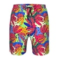 thumbnail image 3 of Goofa Colorful Bananas Printed Mens Swim Trunks Summer Quick Dry Short Beach Swimwear Bathing Suits-Small, 3 of 9