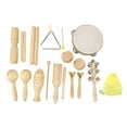 thumbnail image 2 of Music Toys, Portable Musical Percussion Instruments Multifunctional 10PCS Set  for Home, 2 of 7