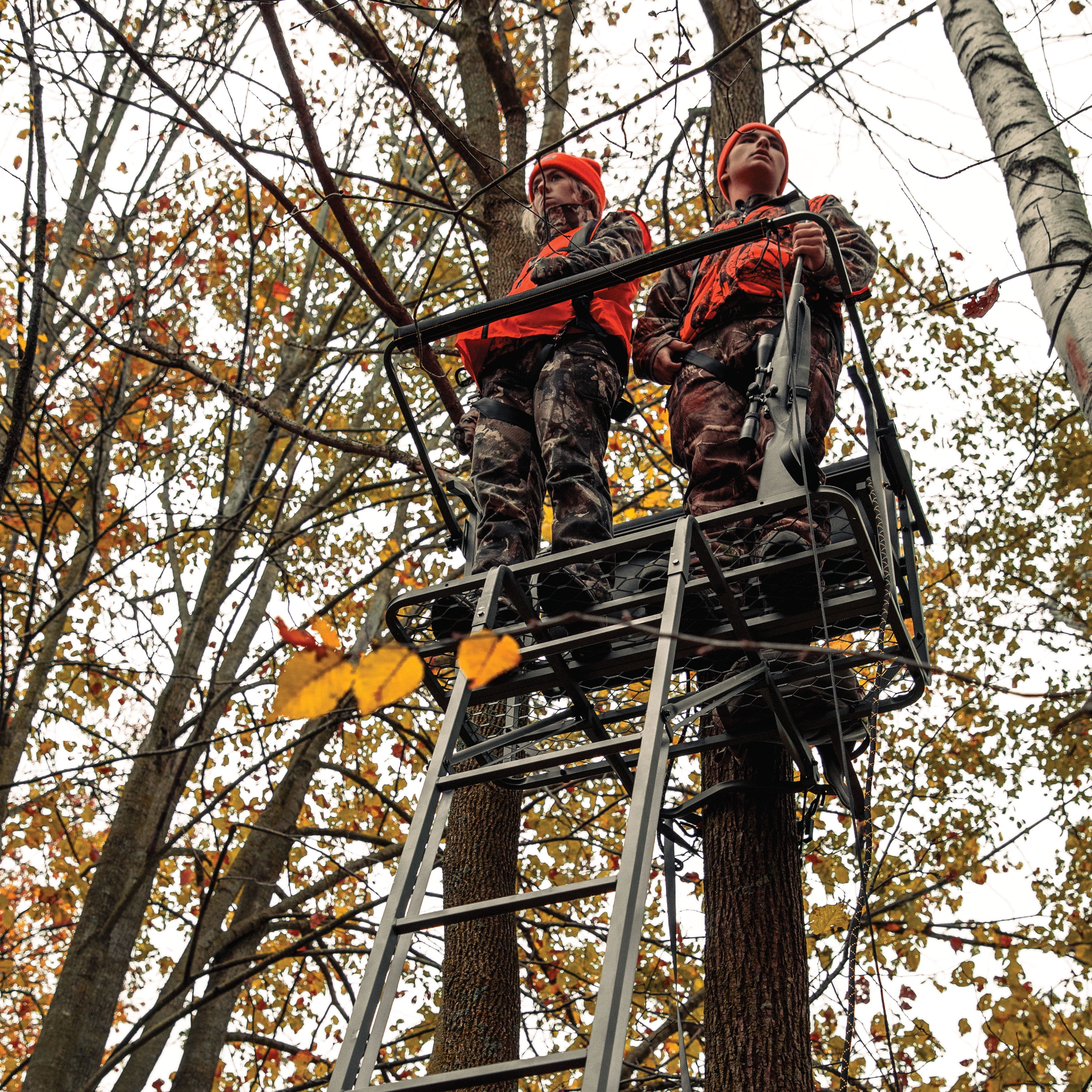 Rivers Edge® TwoPlex™ LS 2-Man Ladder Stand, 17'1” Height