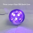 thumbnail image 4 of Pequeña Lámpara De Uñas LED UV, Chips De Luz 3pcs 2600mAh 60s Toción De La Lámpara De Curado De Pegamento Ultravioleta 9W Con Cable De Carga USB Para Salón De Uñas Para, 4 of 7