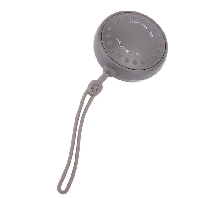 Handheld Anxiety Relief Toy, Auto Timer 265 Colors Lights Portable Rechargeable Vibrating Stress Relief Toy Quiet Motor for Travel Gray