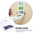 thumbnail image 2 of FRCOLOR picture frame kit 1 Set Sawtooth Picture Hangers Photo Frame Hooks Kit with Screws Screwdriver,1.57"X0.28"X0.2", 2 of 4