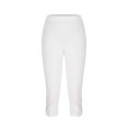 thumbnail image 4 of Clearance Sale! Workout Leggings For Women High Waisted Yoga Pants Quarter Length - Gym Shorts & Yoga Shorts Lightweight Lounge Pants With Hollow Out Design White XXXL Size, 4 of 5