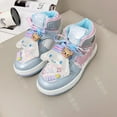 thumbnail image 3 of Sanrios Hellokittys Cinnamoroll My Melody Kuromi zapatillas para niños zapatillas luminosas de dibujos animados zapatos planos casuales zapatos versátiles de caña alta, 3 of 5
