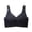 Black, variant on Wireless Adjustable Shaping Bras For Women Fixed Integrated Cups Anti Sag Lifting Support Comfort Everyday Inner Bras (Khaki,XL)