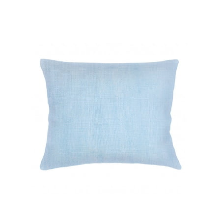So Soft Linen Light Blue Dutch Euro Pillow 28x36 Down