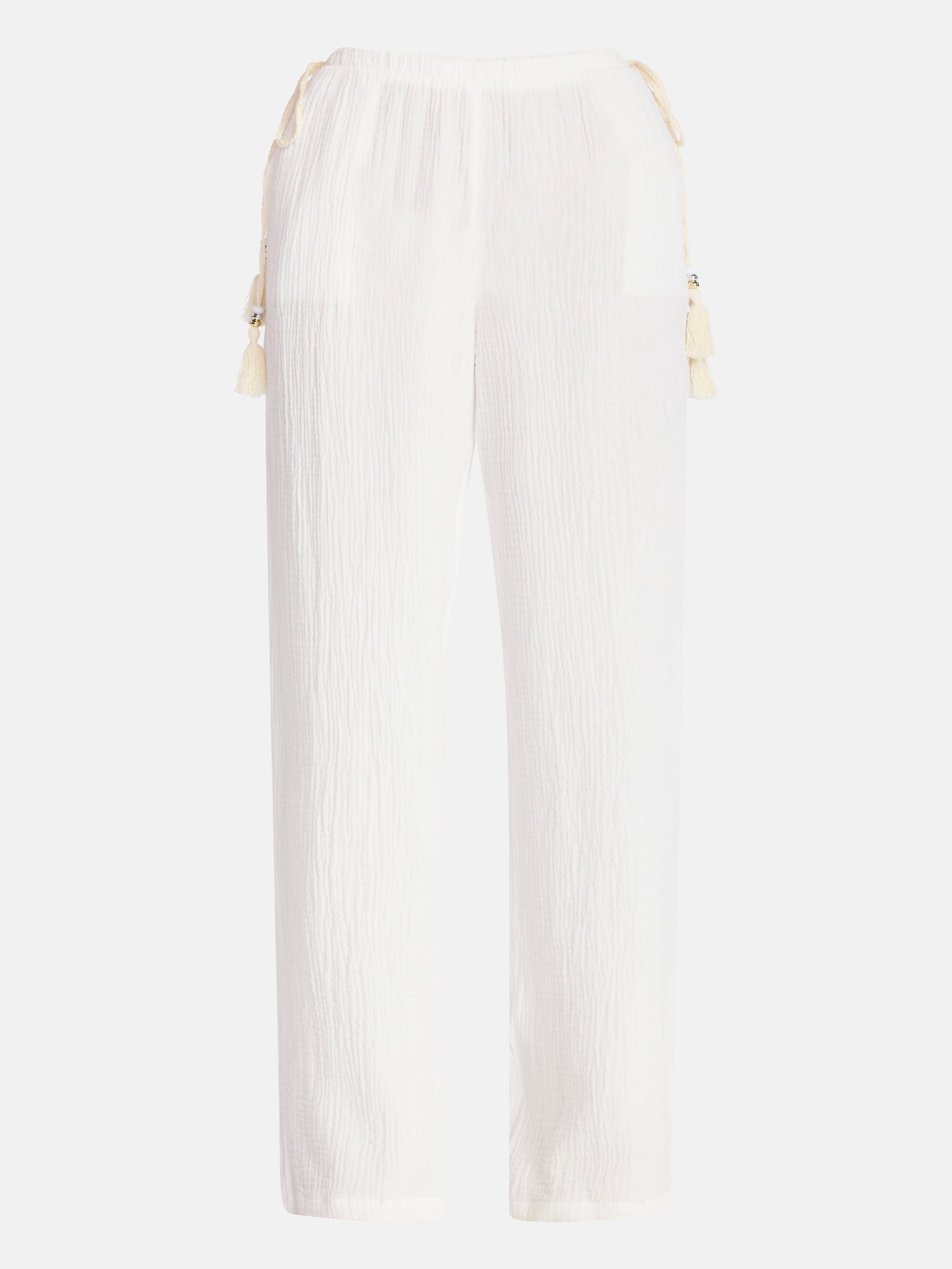 No Boundaries Side Tie Gauze Beach Pants, Women's XXS-XXL