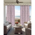 thumbnail image 3 of Pink Branches Blackout Curtains for Bedroom 45 Inch Length 2 Panels Set, Vintage Art Farmhouse Thermal Insulated Energy Saving Window Treatment Curtains Blackout Drapes 52"x45", 3 of 8