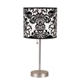 thumbnail image 1 of 19 in. Black And White Print Steel Table, 1 of 1