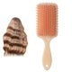 thumbnail image 2 of Yellow Patrón de mármol cepillo de pelo de paleta cepillo para desenredar masaje cuero cabelludo herramienta de peinado para mujeres hombres recto rizado ondulado seco húmedo grue, 2 of 5
