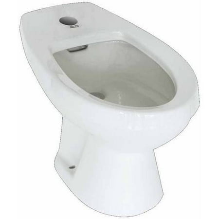 Deck Mounted Fitting American Standard 5023.111.020 Cadet Single-Hole Bidet for Deck Mounted Fittings, Available in Various Colors ()