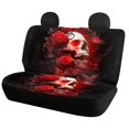 thumbnail image 2 of Pzuqiu Skull Rose Full Set Seat Covers for Cars Easy to Install Car Seat Covers Soft 3 PCS Front and Rear Seat Cover Set Fit for most Cars Sedans, 2 of 10