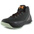 thumbnail image 1 of Under Armour Curry 3 Men  Round Toe Canvas Black Sneakers, 1 of 5