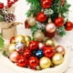 thumbnail image 4 of Bola de Navidad colorida de 4 cm con colgante de purpurina mate para colgar en el árbol, adorno brillante para fiestas navideñas en casa, 4 of 5