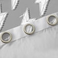 thumbnail image 4 of Erosebridal Hand Drawn Doodle Lightning Black Out Curtains,Gray White Curtains Pack of 2 (42x63 Each) For Boys Kids, 4 of 7