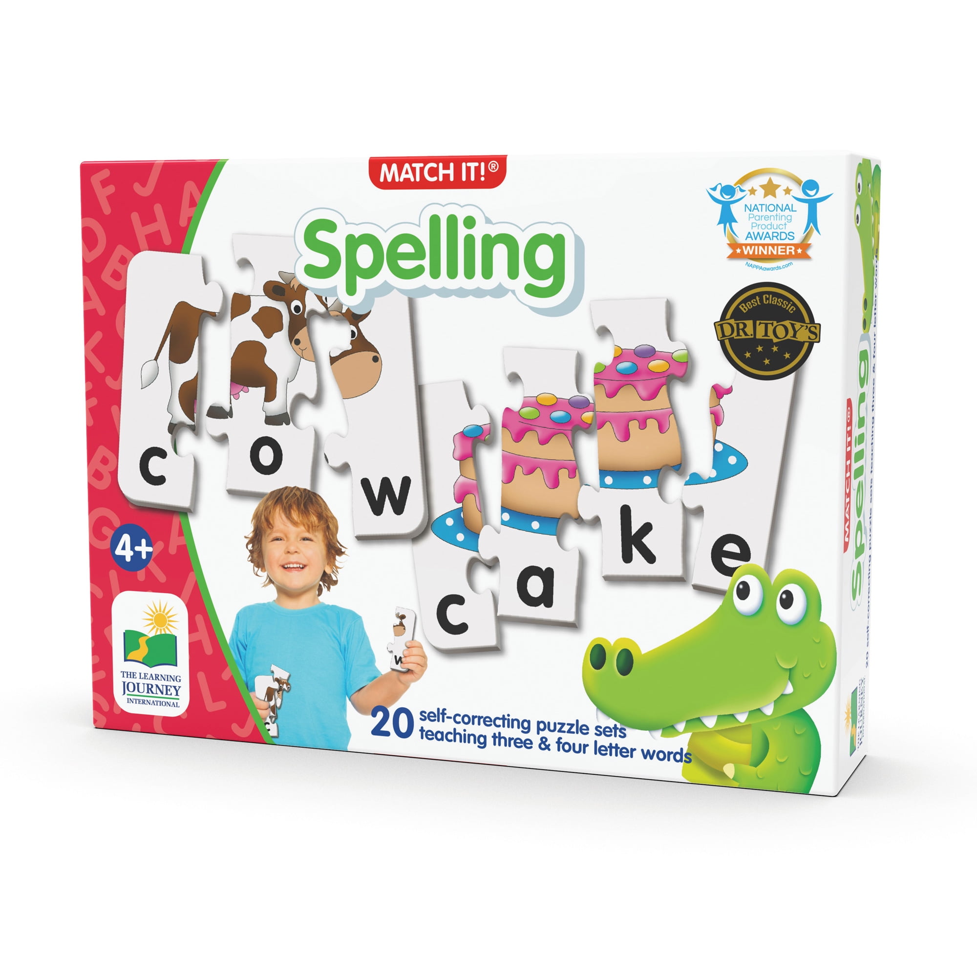 3 Letter Words The Learning Journey Match It! 20 Self-Correcting Reading 
