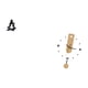 thumbnail image 5 of Figura de escritorio,Escultura abstracta de pensador para decoración de oficina y hogar.,Reloj de pared,Reloj de pared decorativo para baño y dormitorio.,Reloj de pared redondo silencioso y, 5 of 8