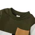thumbnail image 5 of SILVERCELL 0-3T Toddler Baby Boy Clothes Boys Long Sleeve Crewneck Sweatshirt Pullover Pants 2Pcs Outfits Set, 5 of 8