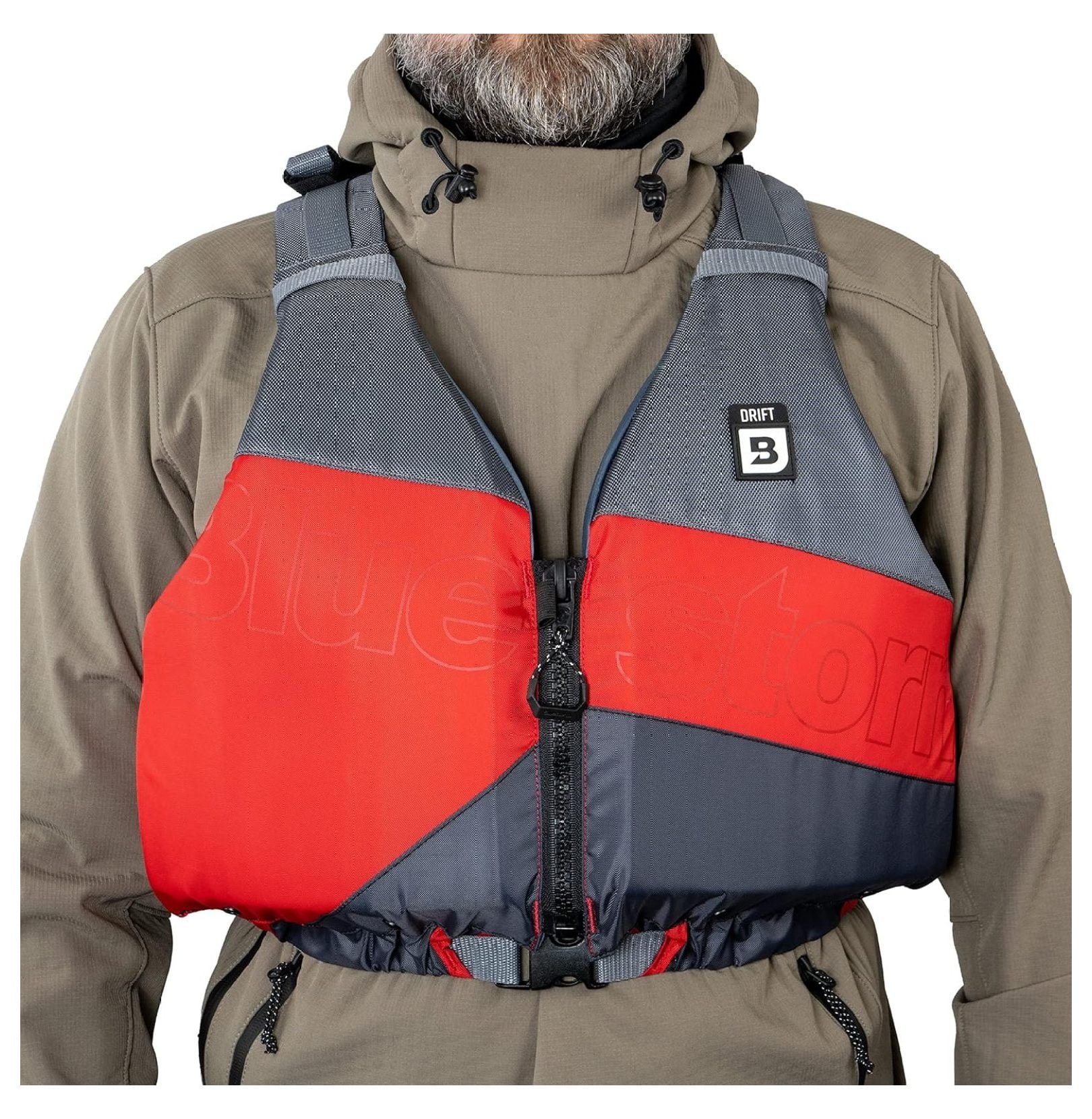 Drift Kayak Life (PFD) | Fully Adjustable | Universal Sized | US Guard Approved | for Kayaking, Paddling, , Fishing and More