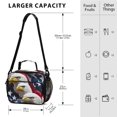 thumbnail image 4 of FORMRS Student Lunch Bag Insulated Reusable Cooler Box with Zipper Pockets, American Eagle Pattern, 4 of 9