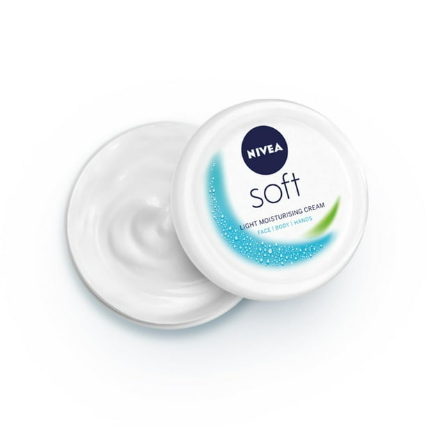 Crema hidratante NIVEA Soft Light 300 ml con vitamina E y aceite de jojoba