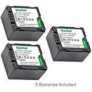Kastar Battery (3-Pack) for Panasonic CGA-DU06, CGA-DU07, VW-VBD070 VBD140 VBD210 and PV-GS31, PV-GS33,PV-GS34