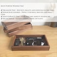 thumbnail image 6 of Evideco French Home Goods Acacia Solid Print Modern Serene Acacia Bathroom Tray, 6 of 8
