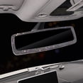 thumbnail image 3 of Car Interior Decoration Bling Accessories Car Inter Mirror Rhinestone Decal Cover for Mercedes Benz (White Diamond), 3 of 5