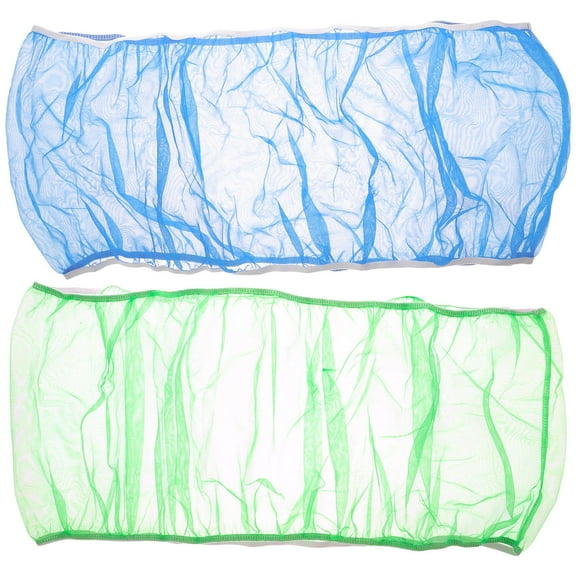 PBPBOX Bird Cage Covers 2Pcs Mesh Green Round Shell - Containment Large Size