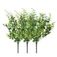thumbnail image 3 of Raindrops Plastic Faux Eucalyptus Artificial Plants Green for Vase Bouquet Home Garden Use, 3 of 8