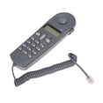 thumbnail image 4 of Teléfono de pared con cancelación de ruido, remarcación del último número, teléfono fijo colgante con cable para oficina en casa, 4 of 12