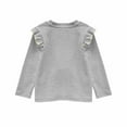 thumbnail image 5 of Gfyviroh Kids Girls Cotton T-shirts Long Sleeve Crew Neck Tops Casual Print Solid Color Pullover Tops,1-10 Years, 5 of 5