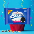 thumbnail image 5 of OREO Birthday Cake Creme Chocolate Sandwich Cookies, Family Size, 17 oz, 5 of 13