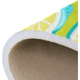 thumbnail image 6 of Coolnut Lightweight Carpet Mats, 31 x 20 inches Area Soft Rugs Floor Mat Doormat Decoration for Rooms Entrance Bright Turquoise Lemons, 6 of 6