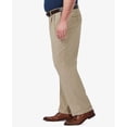 thumbnail image 3 of Haggar Mens Pants 44X30 Classic Non-Wrinkle Dress Stretch   Beige 44, 3 of 9
