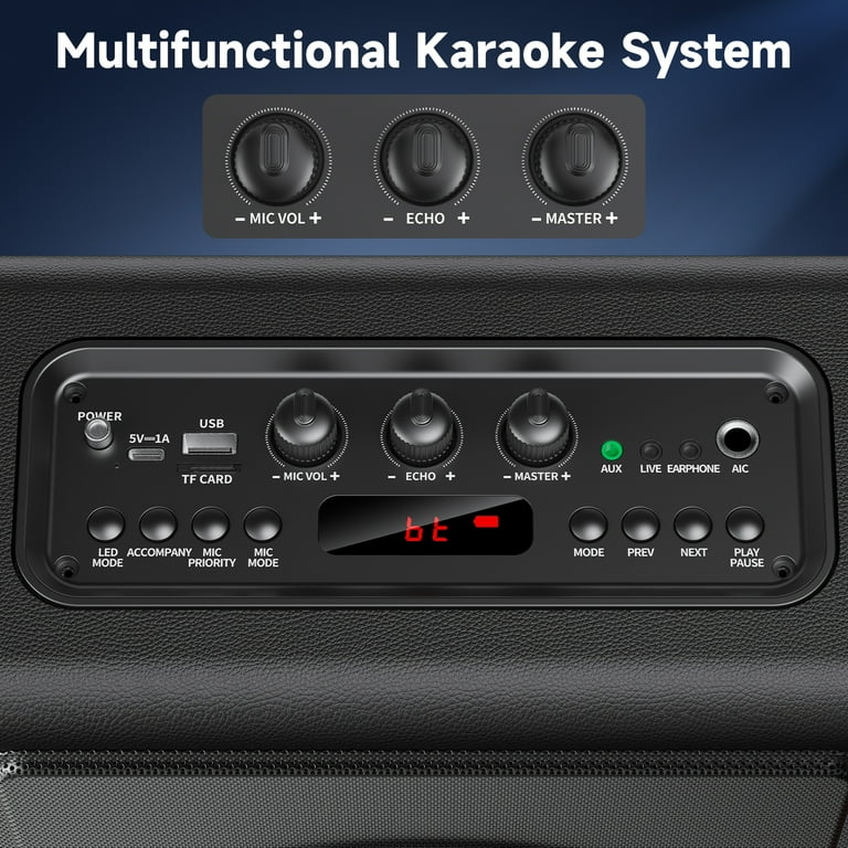 JYX, Portable Speaker Bluetooth, MS75, Party Outdoor with DJ