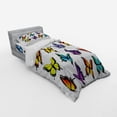 thumbnail image 3 of Ambesonne Butterfly Bedding Set 4 Pcs, Colorful Wings Spring, Queen, Multicolor, 3 of 3