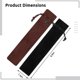 thumbnail image 4 of 100 bolsas de terciopelo para bolígrafos, soportes para bolígrafos con cordón, bolsas individuales para lápices de 1,4 × 6,9 pulgadas, estuches multiusos para bolígrafos, fundas protectoras para lápic, 4 of 6